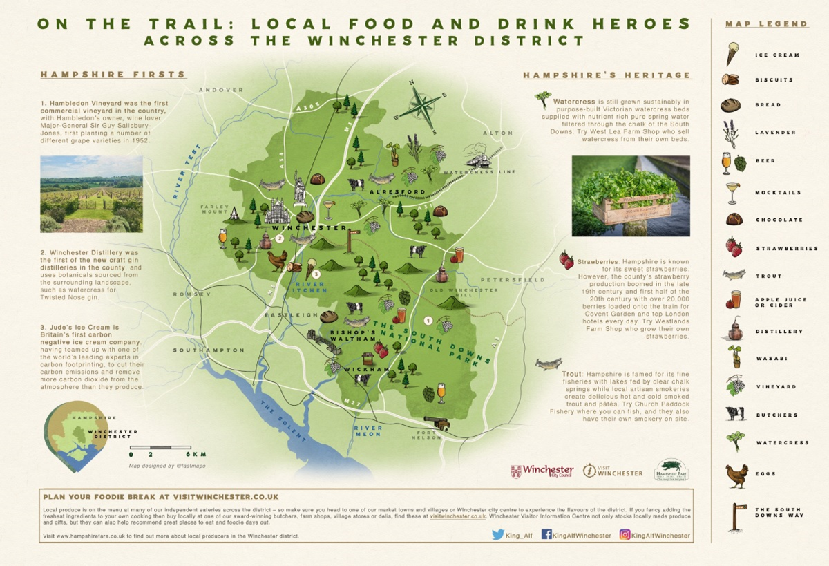 Food and drink map